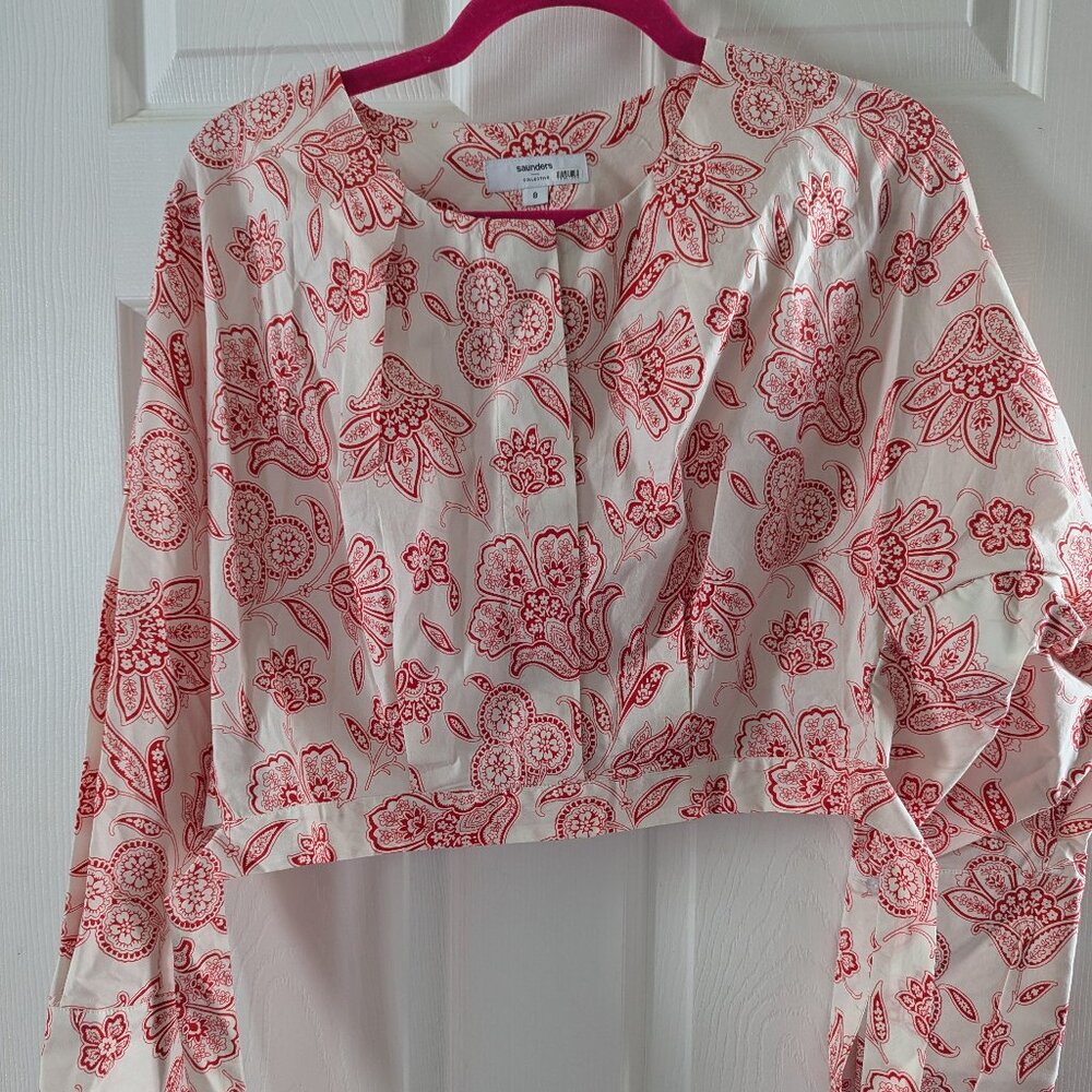 Saunders collective crop top